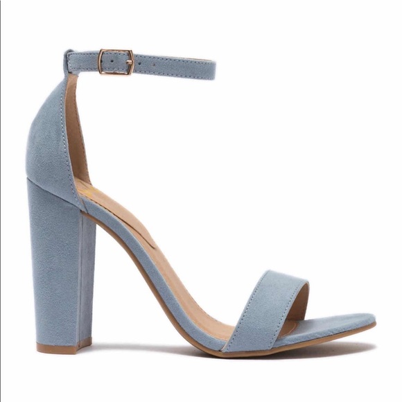 Fergalicious Shoes - Baby Blue Heels Size 8